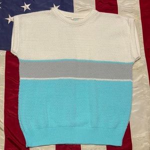 Vintage 80s Classic Fashions Sleeveless Sweater